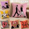Эстетичная Художественная J-Jean-Jullien Наволочка для Подушки Шелковистый Короткий Плюш Невидимая Молния Пылезащитная Наволочка для Подушки Дивана Для Декора Дома