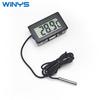 Mini Embedded Electronic Digital Thermometer Fish Tank Refrigerator Water Temperature Meter Waterproof Probe TPM-10