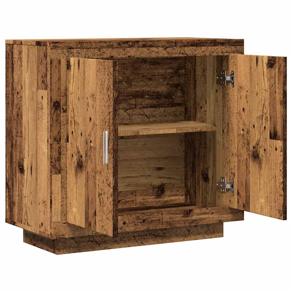 Sideboard with Rustic Wood Look 80 x 40 x 75 cm Engineered Wood