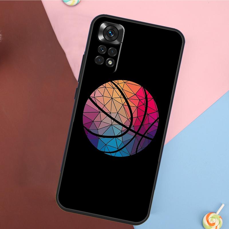 Чехол для телефона Xiaomi Redmi Note 13 Pro 14 12 11 9 10 9S 10S 11S 12S Redmi 14C 10C 12C 13C с рисунком баскетбольного мяча