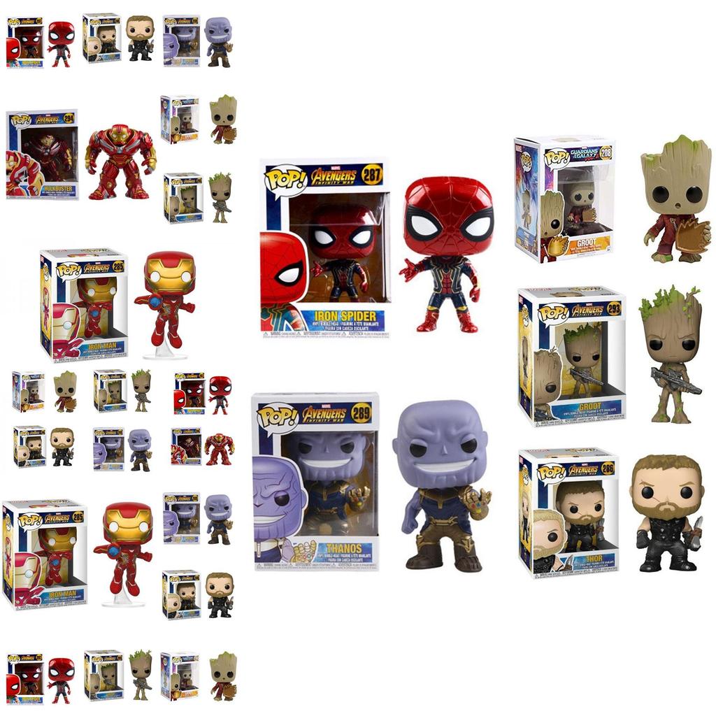 Marvel Avengers Pop Collectible Figure Featuring Iron Man Spider-man And Captain America