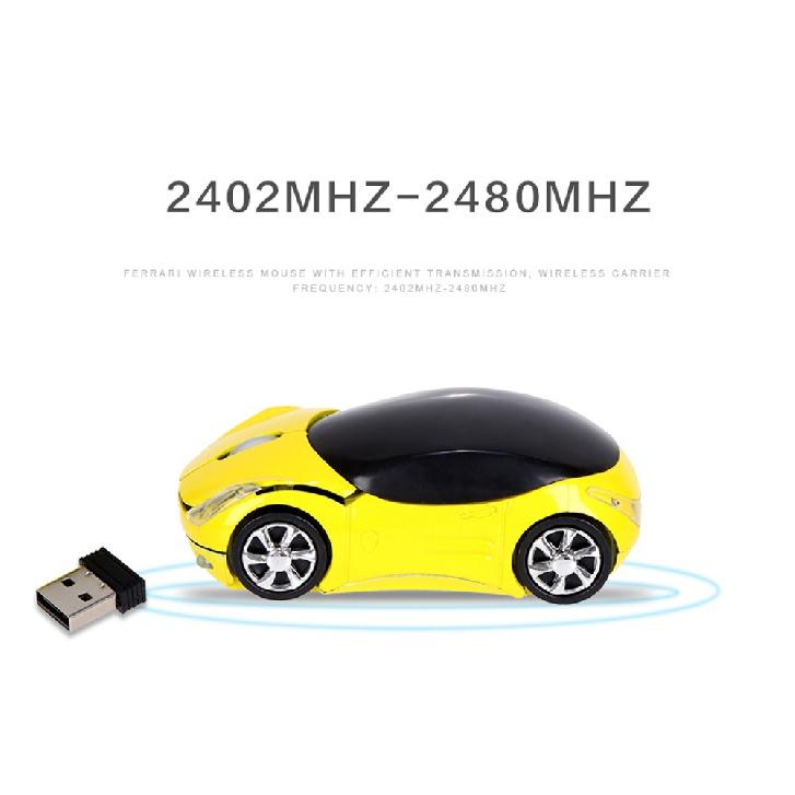 Беспроводная мышь, модель автомобиля, мышь Gamer, 2,4 ГГц, 1200 точек на дюйм, оптическая USB-мышь с прокруткой для планшетов, ноутбуков, ПК, игр, беспроводные игры