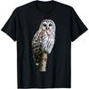 Barred Owl Bird Graphic Tee _ Birder Birding _ Cute Owl Gift T-Shirt