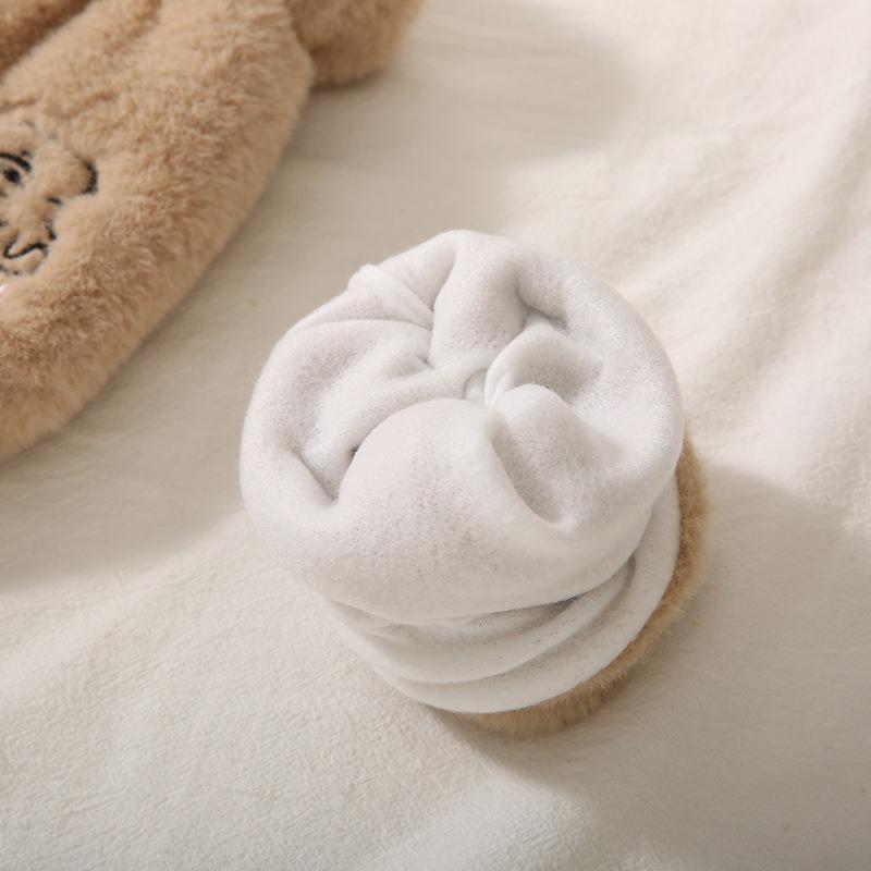 Зимние теплые плюшевые перчатки студенческие для письма мультяшные панда велосипедные теплые от холода перчатки бархатные мужские и женские