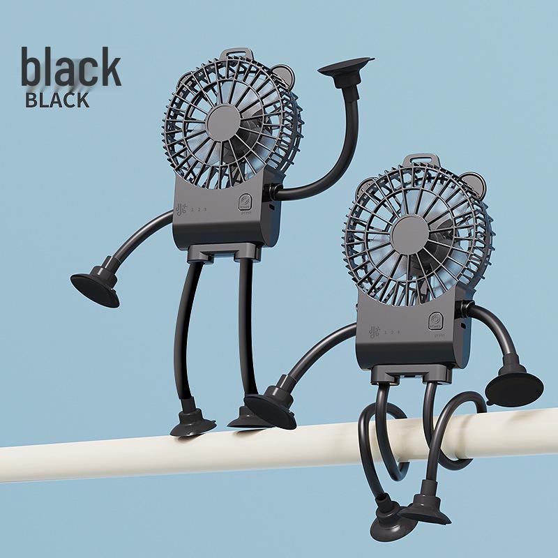 Octopus Suction Cup USB Mini Fan: Quiet, Portable, Universal for Desktop and Kitchen.