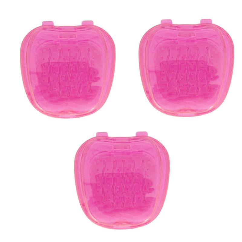 Коробка для ванны для зубных протезов, чехол для чистки зубов, стоматологическая коробка для хранения вставных зубов с подвесной сеткой, контейнер, контейнер для коробок для зубных протезов, контейнер