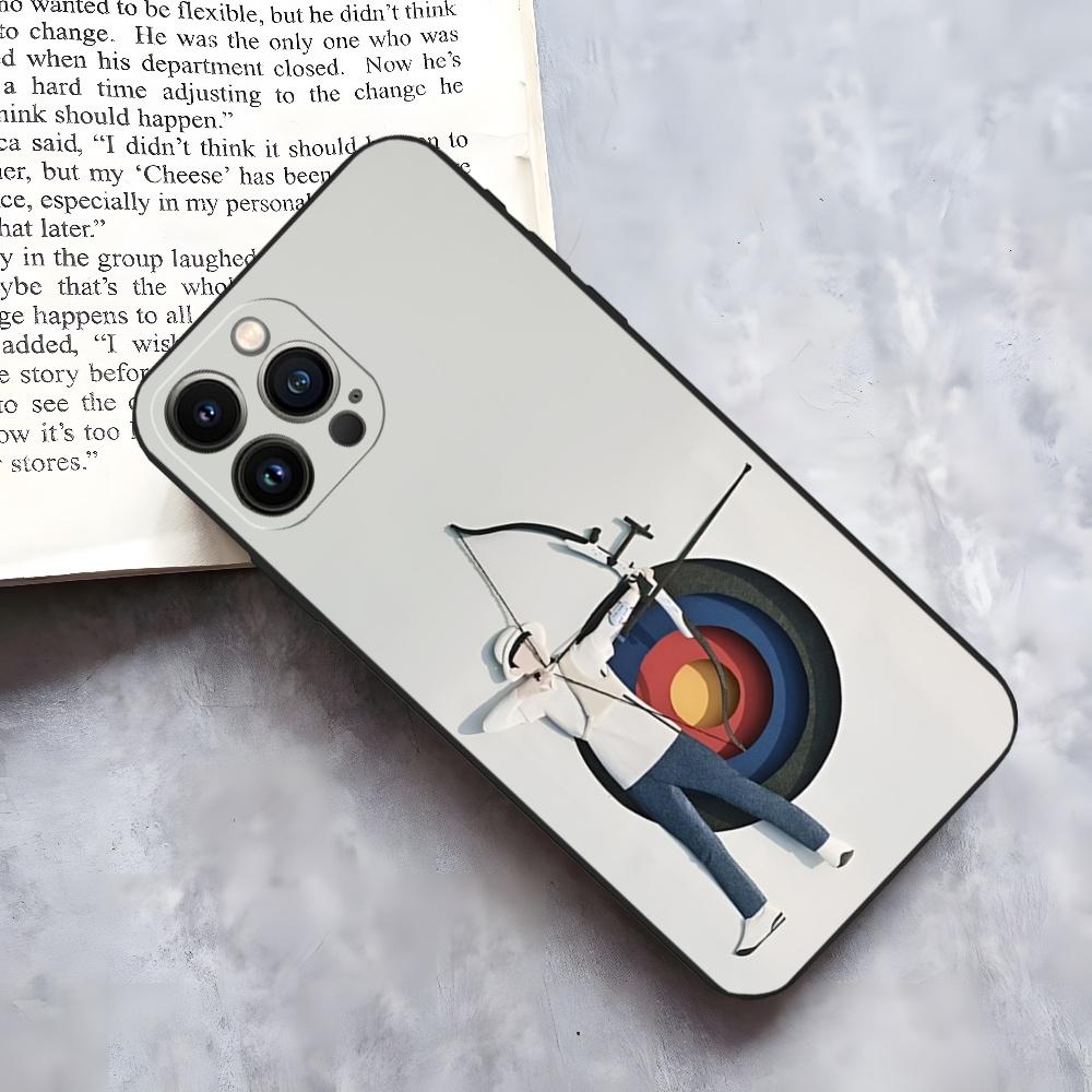 Archery Sprot Phone Case for iphone 15 14 Pro 13 Mini 11 12 Max Xr X Xs 8 Plus Shockproof Back Cover
