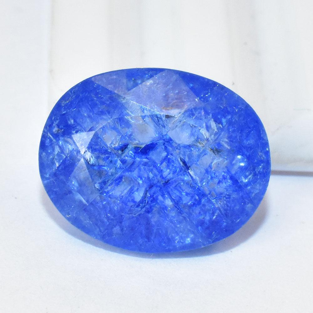 Luxury 14.80 ct Oval Cut Natural Blue Saphhire Loose Gemstone for Jewelry Making and Gem Collections