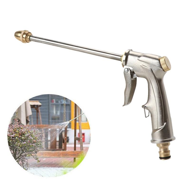 Водяной пистолет высокого давления Металлическое сопло Садовый шланг Труба Газон Автомобиль Мойка под давлением