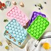 25-Grid Silicone Ice Ball & Cube Mold Tray