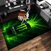 1 шт. Коврик с принтом логотипа Monster Energy - Мягкий, Стираемый, Нескользящий Коврик для помещений, для Офисных кресел, Гостиной, Домашнего офиса, Декоративный коврик