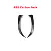 Gloss Black Rear Bumper Fins Side Fender Canard Splitter for Benz C Class W205 C180 C200 C300 C63 AMG Coupe/Sedan 2015-2021