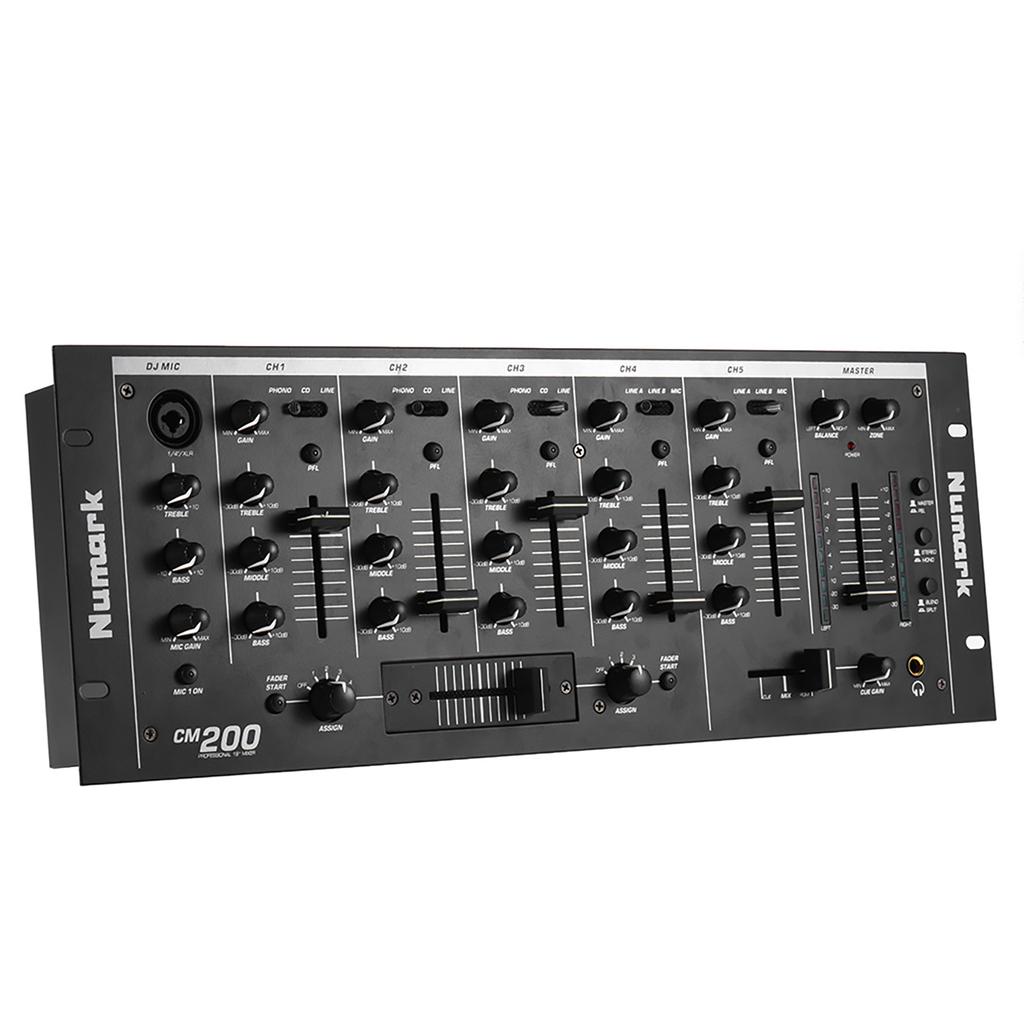 Профессиональный 5-канальный DJ-микшер для монтажа в стойку, стереомикшер, микшерная консоль