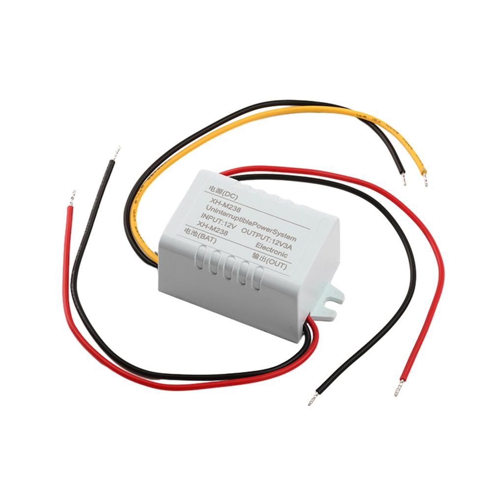 XH-M238 DC12V 3A Модуль питания Мини ИБП Модуль аварийного бесперебойного питания Переключаемый Сбой питания Автоматическое переключение