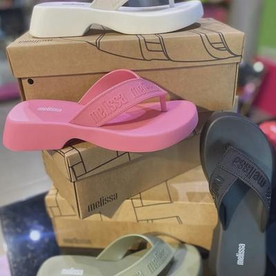 Женские легкие повседневные шлепанцы Melissa 2025 на среднем каблуке