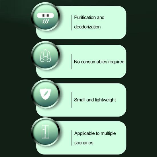 Дезодоратор для холодильника, компактный размер, перезаряжаемый генератор озона, дезодорирующая машина для холодильника, устранитель запахов, кухонные принадлежности