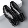 FashionBritish Style Leather Lightweight Loafers for Men Spring Autumn Designer Soft-soled Casual Slip-on Business Men's Dress Shoes