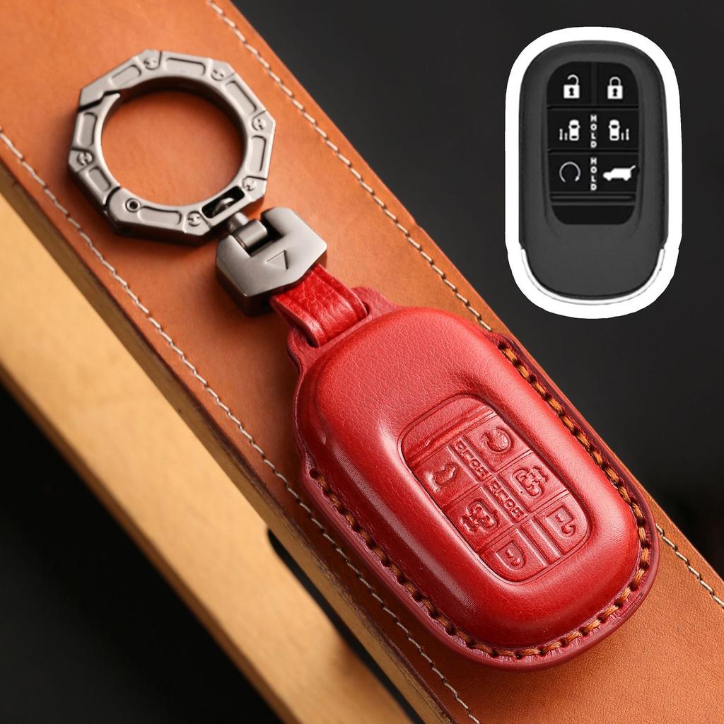 Applicable To 2024 Honda Odyssey Key Cover 24 New Ailishen Special Car Remote Control Leather Bag Buckle Case