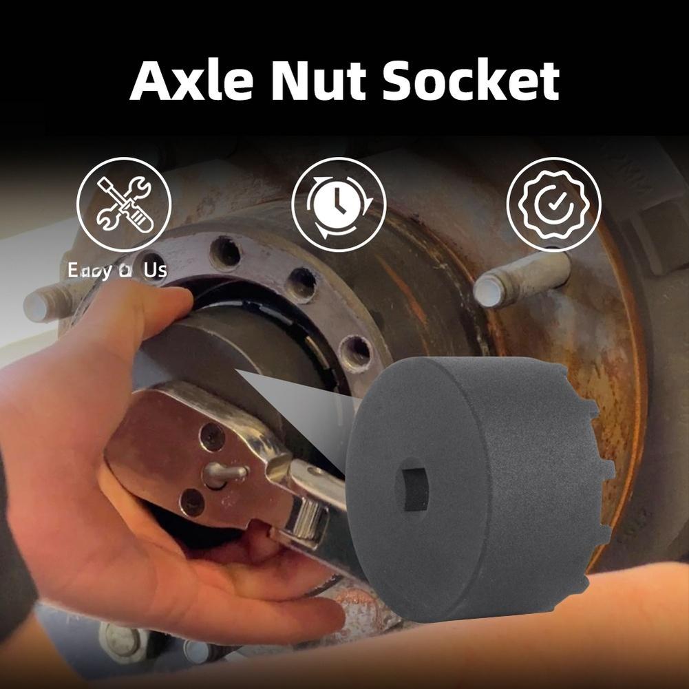 12 Pin Axle Nut Socket 31520 for Heavy Duty For Dodge For Ram 3500 4500 5500 Trucks Fits Wheel Bearing Retainer Nuts 2019 On