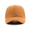 Autumn and Winter Corduroy Solid Color Light Board Curved Brim Cap Tide Outdoor Sports Warm Baseball Cap