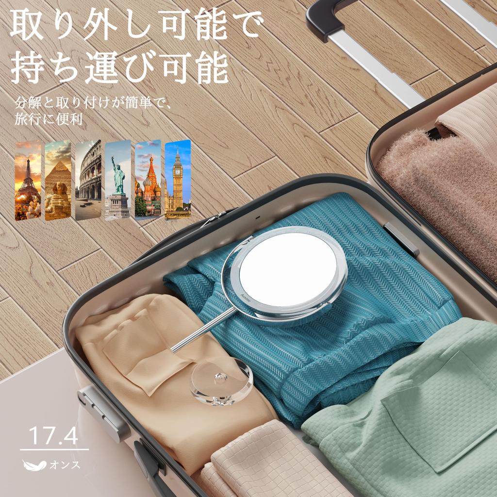 Auxmir Настольное зеркало для макияжа 20-кратное увеличительное 20x 1x Настольная подставка Правдивое Легкое Популярный Подарок Зеркало, Настольное, Зеркало, Зеркало, Зеркало, Зеркало, &