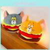 Jerry And Tom Burger Shaped Plush Toy Cute Cartoon Doll Kids Birthday Gifts
