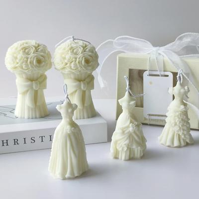 3D Невеста и жених ароматизированные свечи силиконовые формы рельефная роза грес картина гипсовая форма свадебный декор подарок на день святого валентина