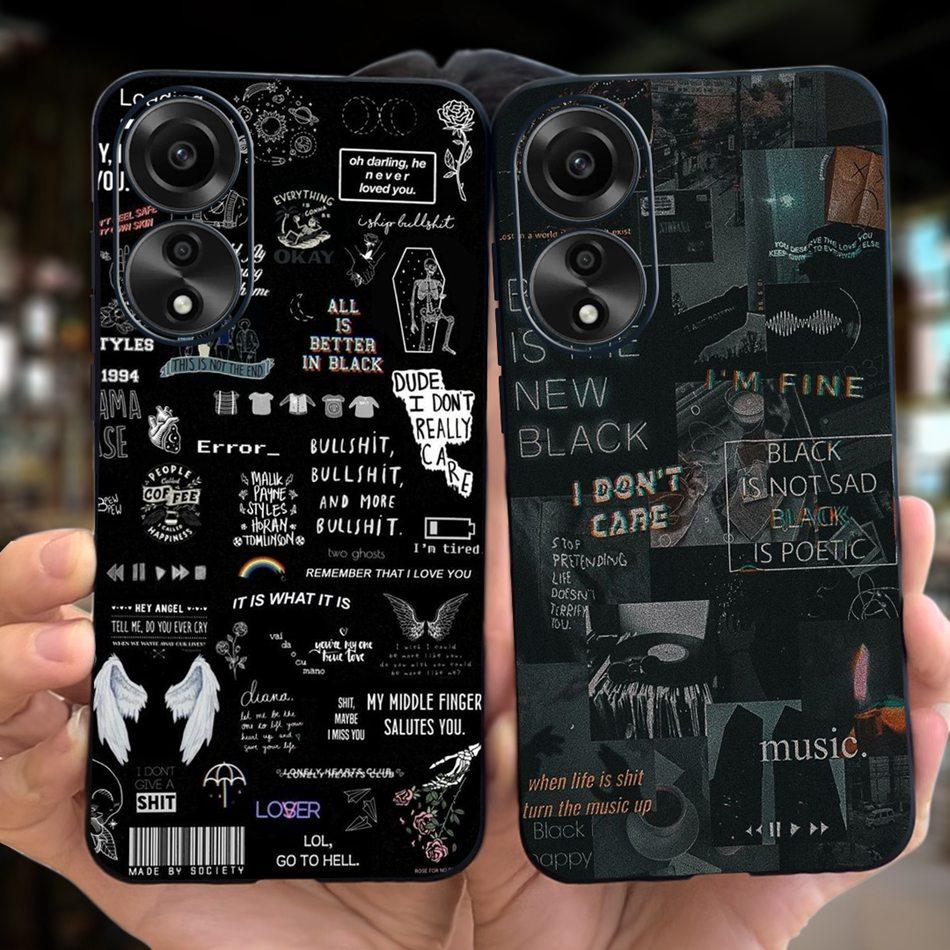 For OPPO A78 Case Oppo A78 4G CPH2565 Cute Fashion Candy Color Soft Silicone TPU Phone Back Cover For OppoA78 A 78 4G 2023