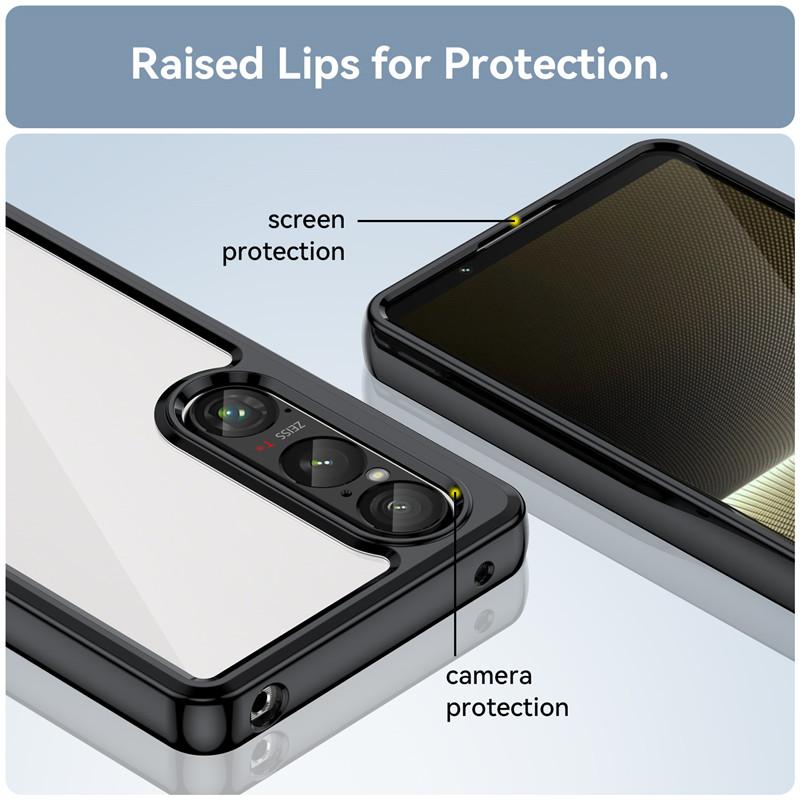 Для Sony Xperia 10 VI Чехол для Xperia 10 VI Чехол Цветной Мягкий Силиконовый Прозрачный Противоударный Бампер для Xperia 10 VI