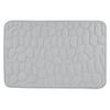 3D Non Slip Bathroom Mat Bath Mats Absorbent Doormat Carpet Cobblestone Embossed Door Floor Mats Machine Washable Quick Drying