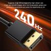 DP1.4  Cable 2K240Hz 4K165Hz 8K 60Hz Stable Connection for Splitter Switches TV Laptop Projectors Line