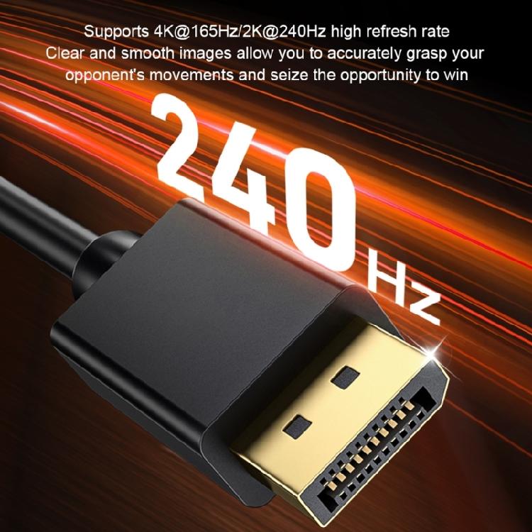 DP1.4  Cable 2K240Hz 4K165Hz 8K 60Hz Stable Connection for Splitter Switches TV Laptop Projectors Line