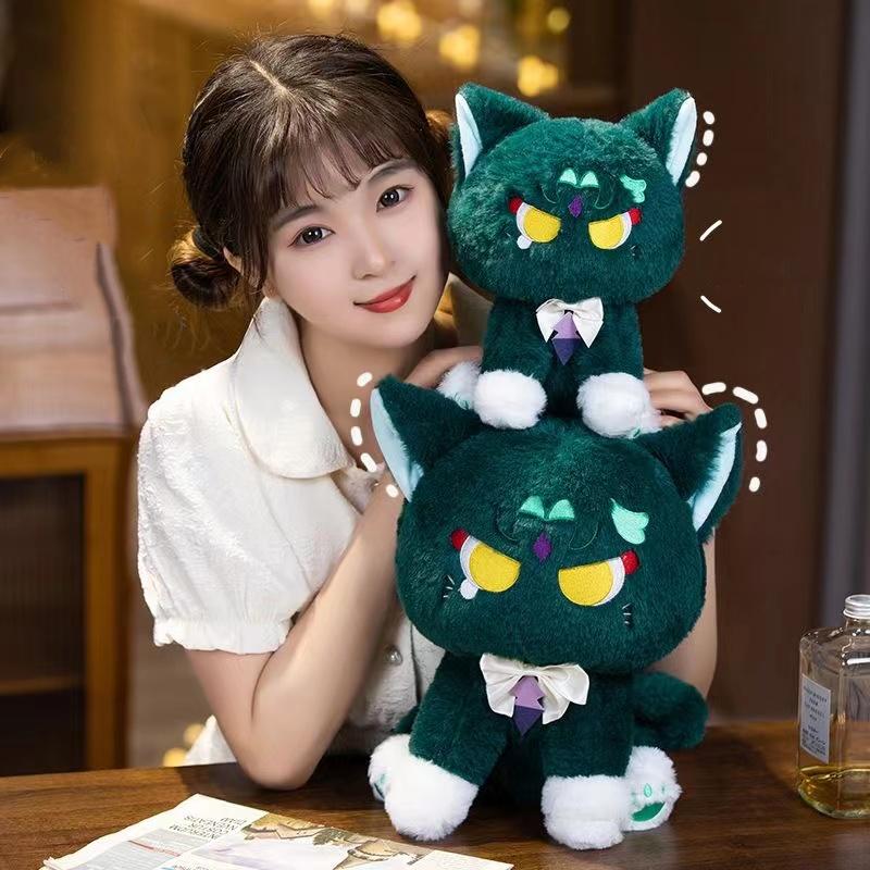 Non-Toxic Genshin Impact Game Peripheral Mandrill Cat Doll Large Plush Toy Cute Rag Doll Gift 22 Cm 32 Cm 42Cm