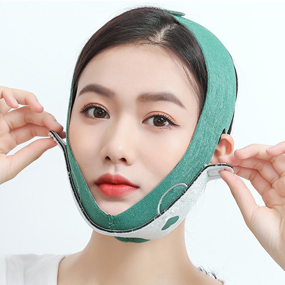 Face-Lift With Sleep Face V Shaper Facial Slimming Bandage Relaxation Shape Lift Reduce Double Chin Face Thining Band Massage