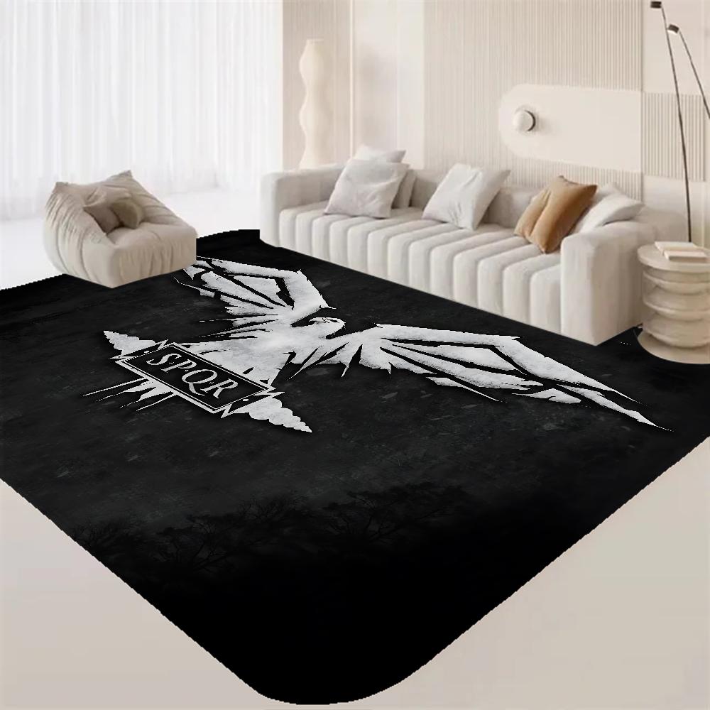 Римский S-SPQR Коридорный ковер Моющийся Нескользящий Коврик для зоны дивана и кресел в гостиной Кухонный придверный коврик Ковер