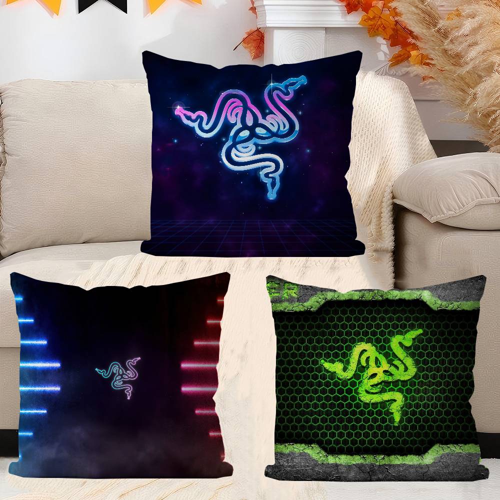 R-RazerS Logo Cushion Cover Inches Farmhouse Decor Home Throw Pillow Covers For Couch Decorations