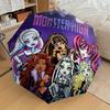 1pc Monster High, Halloween Themed High-quality Umbrella,Automatic Opening and Closing Umbrella,Multi-functional Umbrella G0811100