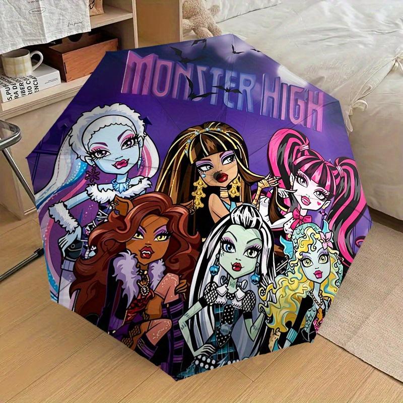 1pc Monster High, Halloween Themed High-quality Umbrella,Automatic Opening and Closing Umbrella,Multi-functional Umbrella G0811100