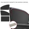 Car Magnetic Sun Shade Cover Side Window Sunshade UV Covers Film Curtain Black Mesh Insulation Blackout Protection Full Z2Z1