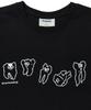 PEACE MAKER Teeth Sweat Crop Tee (Black)