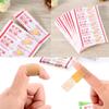 100PCs Band Aid Hemostasis Adhesive Bandages Waterproof Breathable Hemostatic Stickers Survival Emergency Kit Wound Plaster