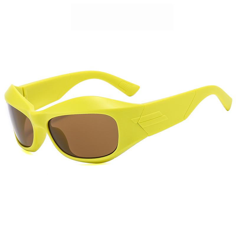 Модные футуристические солнцезащитные очки для мужчин и женщин, очки UV400, очки