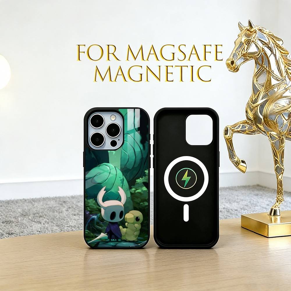 Hollow Knight Phone Case For iPhone17,16,15,14,13,12,11 Plus,Pro Magnetic with Magsafe Wireless Charging