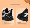 Habi Bear Kids' Leather Sneakers - Spring/Autumn Dirt-Resistant Casual Shoes with Tire Sole for Running