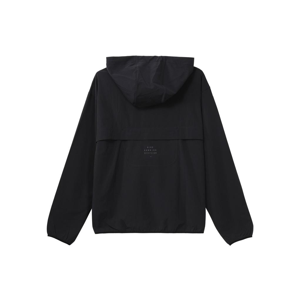 Nike Пуловер со светоотражающим логотипом Run Division и складным капюшоном Женская куртка черная DD5394-010