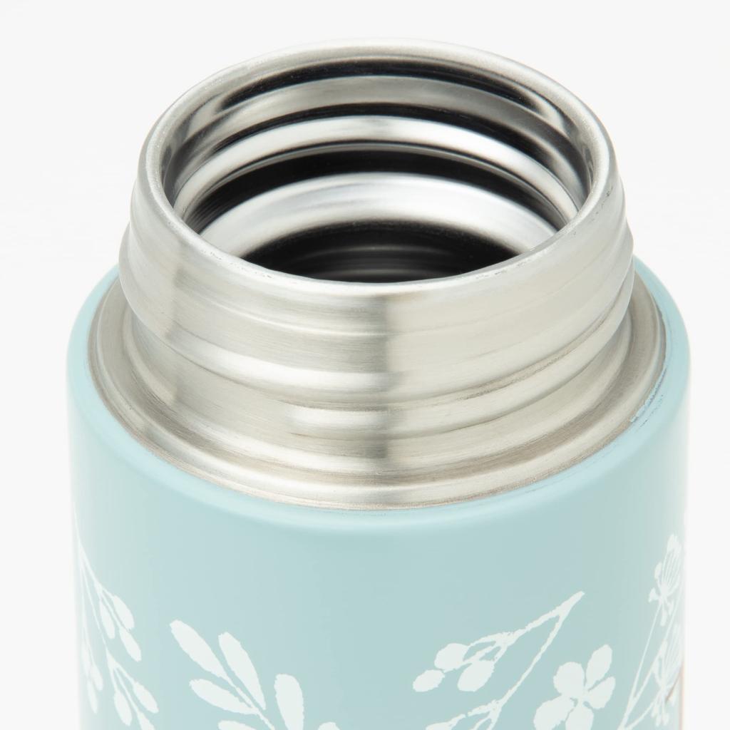 Maebata Fluffy Veil Initial Stainless Steel Bottle 370ml 68611 Ultra-Lightweight (K)