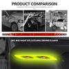 Car Reflective Sticker Bumper Trunk Safety Warning Reflector Stickers Strip For Toyota Yaris Corolla Rav4 CHR Auris Cruiser