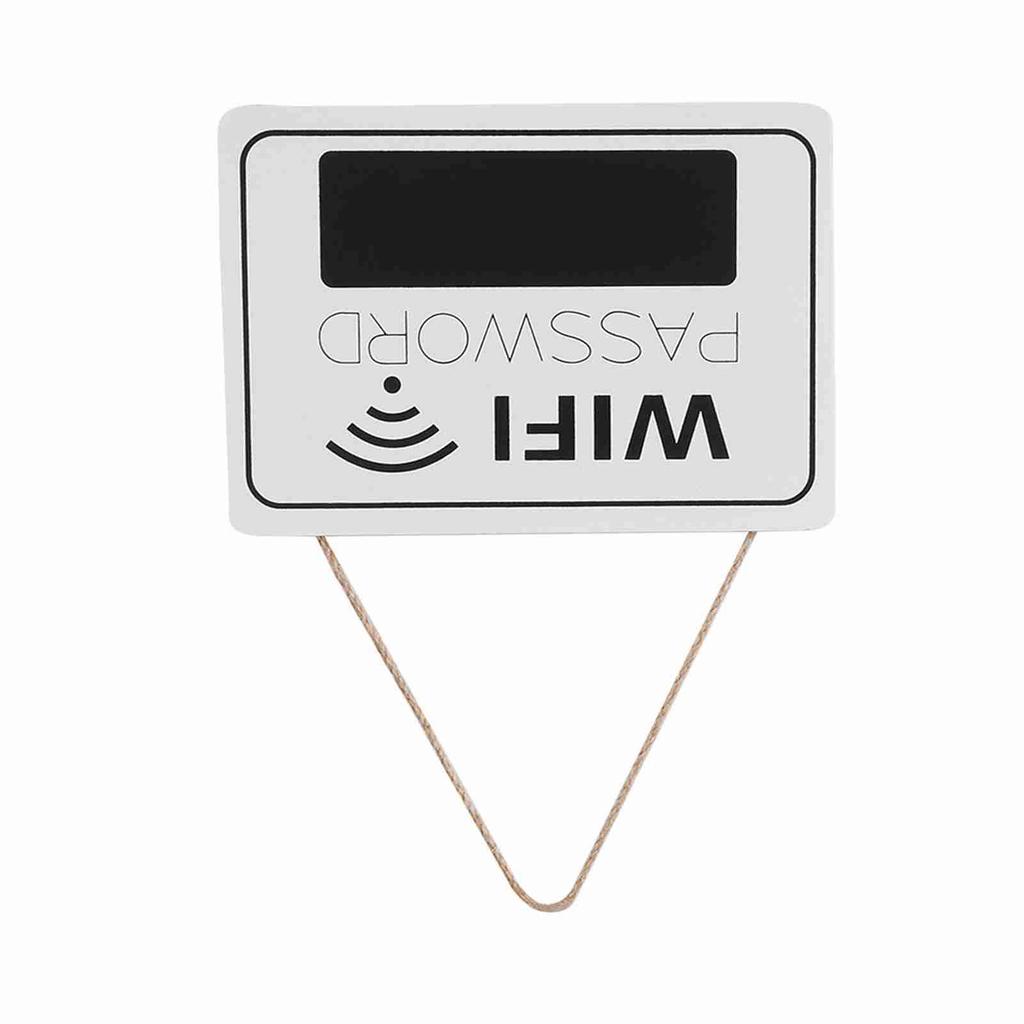 Password Display Signage Wall Hanging Coffee Shop Bookstore Retro Hanging Blackboard