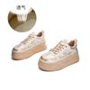 Foam sole white shoes women's 2025 spring new platform sports board shoes women's casual single shoes versatile women's shoes