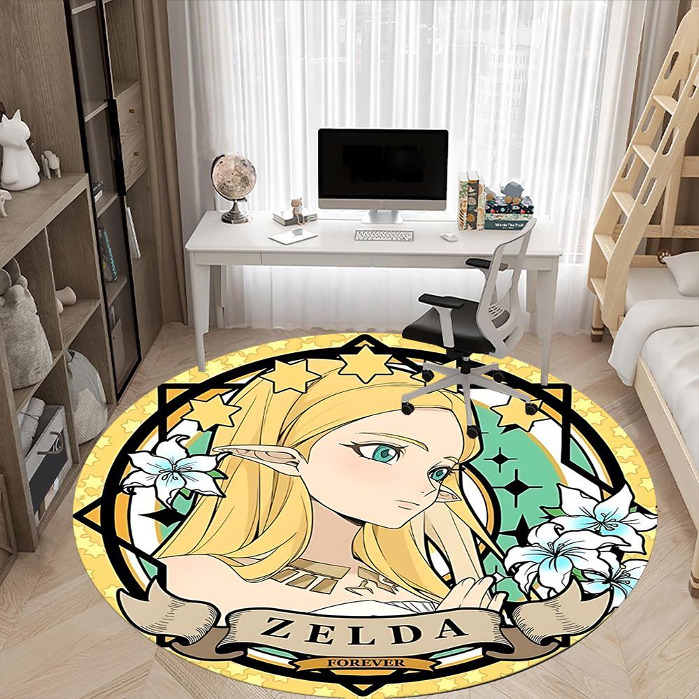 1 шт. Круглый ковер Legend Zelda для офиса, под офисные стулья, спальни, гостиной, домашний декор a1016248